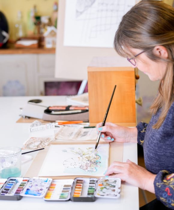Cursos en Directo Online de Zentangle y Arteterapia